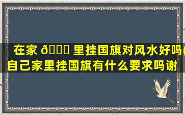 在家 🐟 里挂国旗对风水好吗(自己家里挂国旗有什么要求吗谢 🕷 谢!)